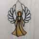 Anděl strážný - vitráž